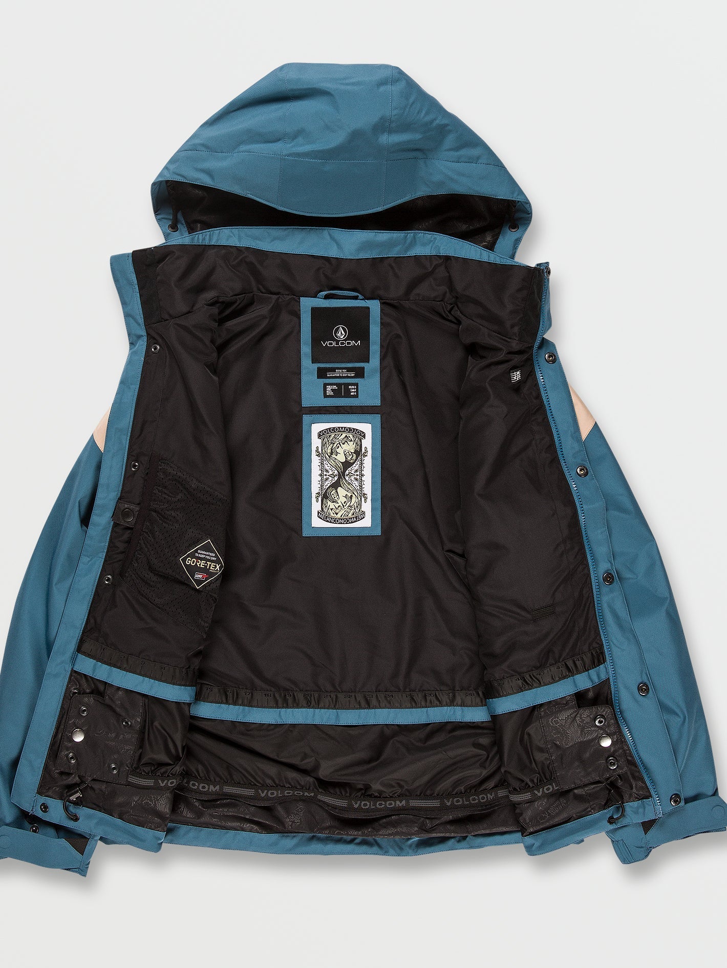 Melancon Gore-Tex Schneejacke – Petrolblau (Unisex)
