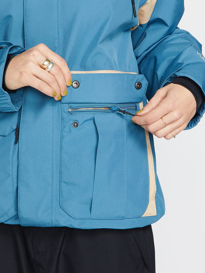 Melancon Gore-Tex Schneejacke – Petrolblau (Unisex)