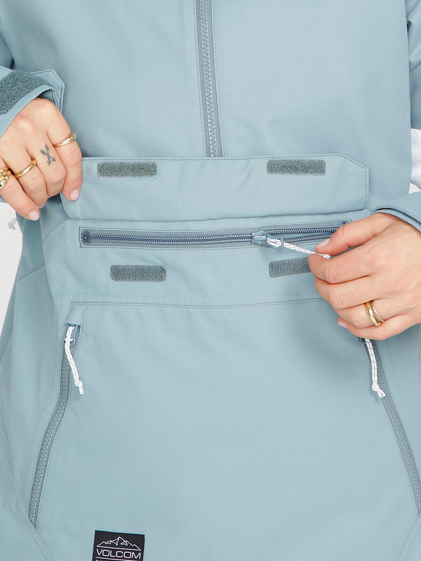 Mirror Pullover Schneejacke - Grün Asche