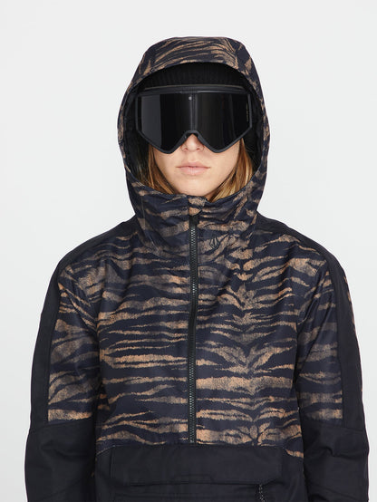 Mirror Pullover Schneejacke – Tiger-Print