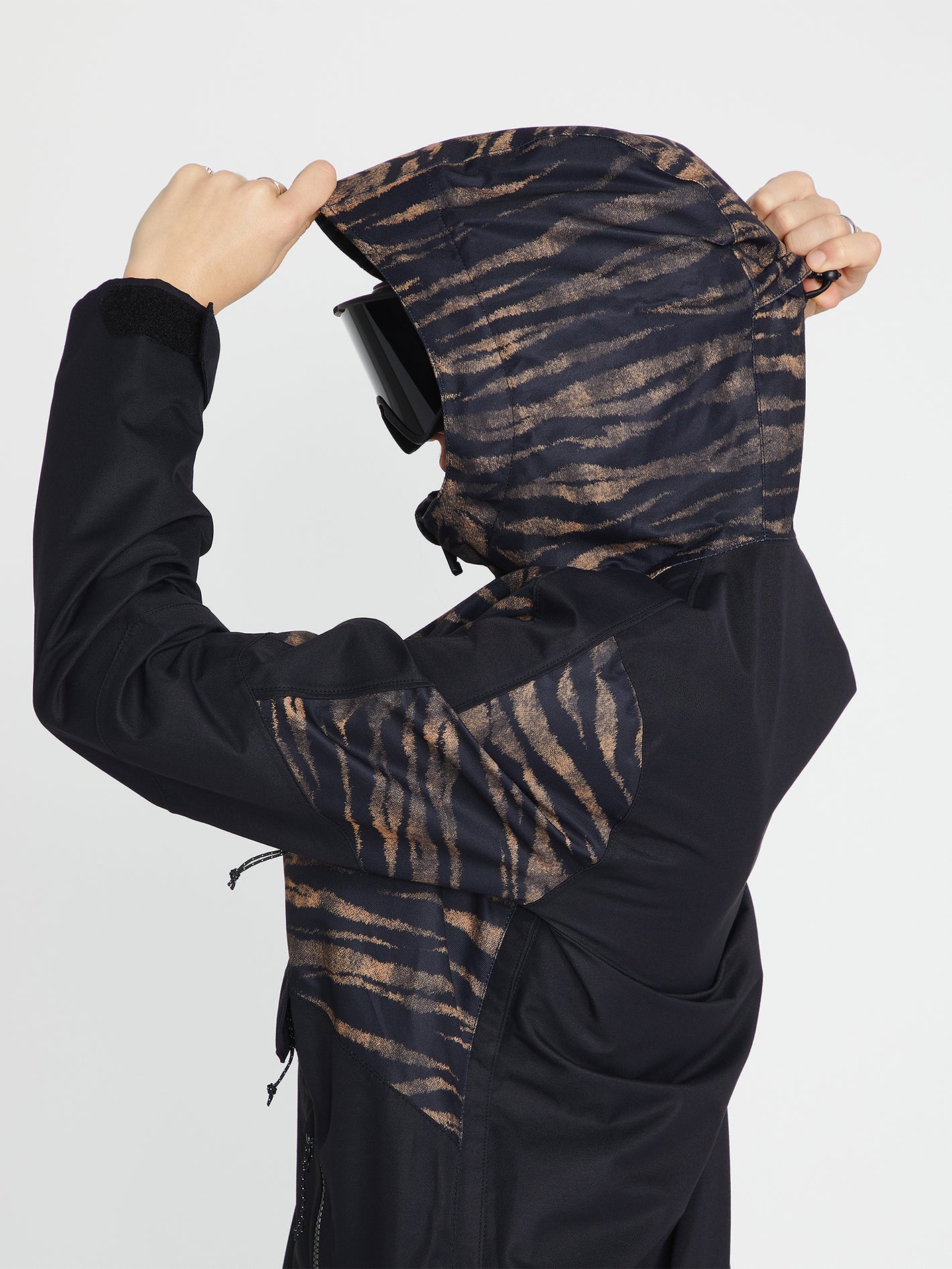 Mirror Pullover Schneejacke – Tiger-Print