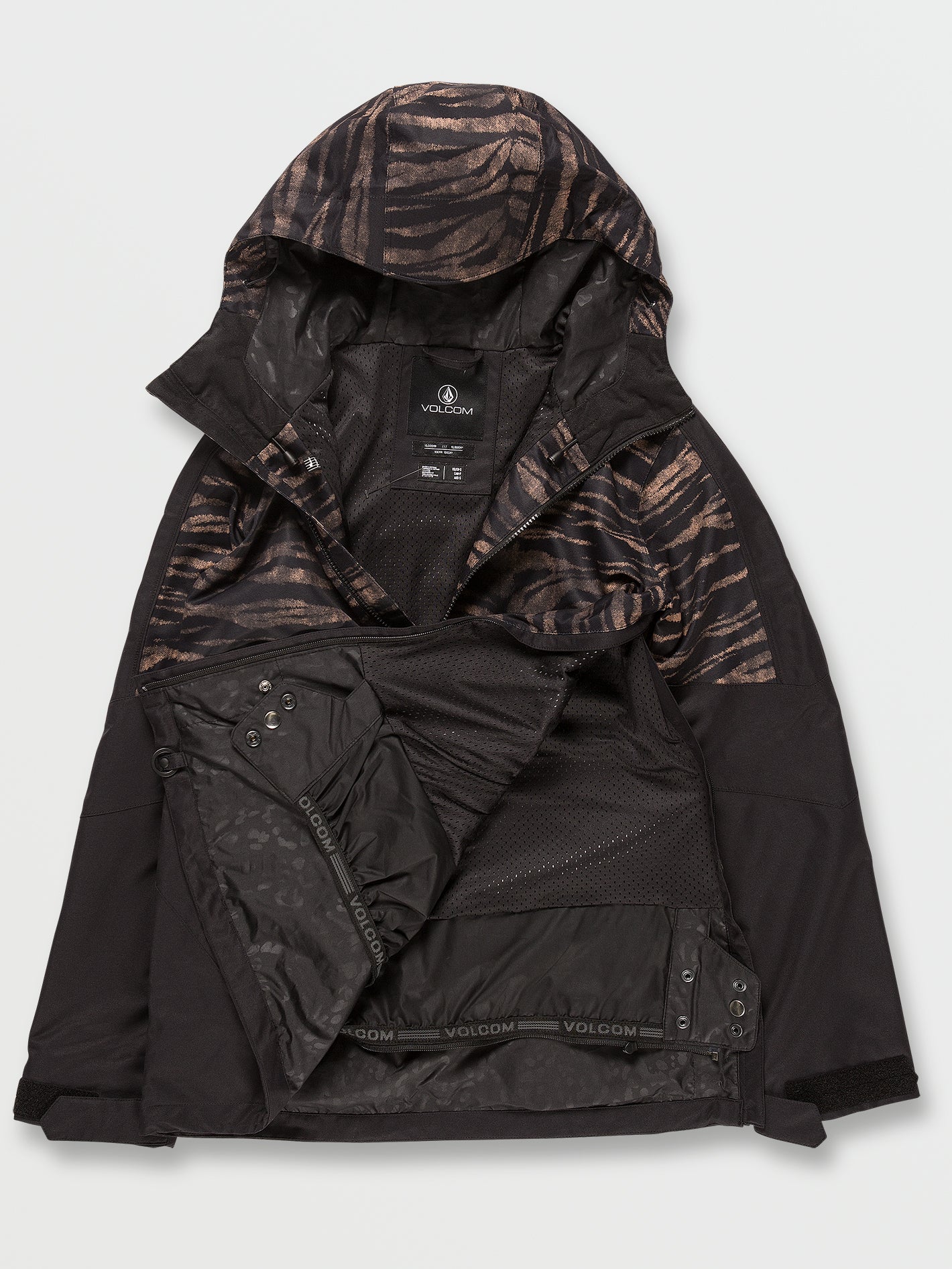 Mirror Pullover Schneejacke – Tiger-Print