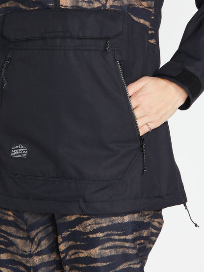 Mirror Pullover Schneejacke – Tiger-Print