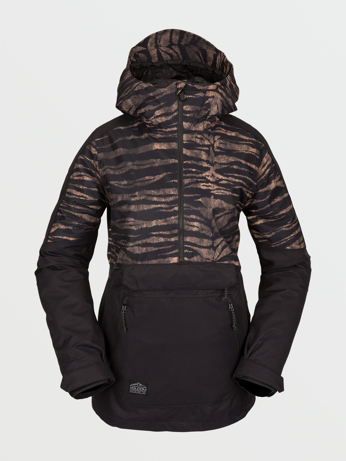Mirror Pullover Schneejacke – Tiger-Print