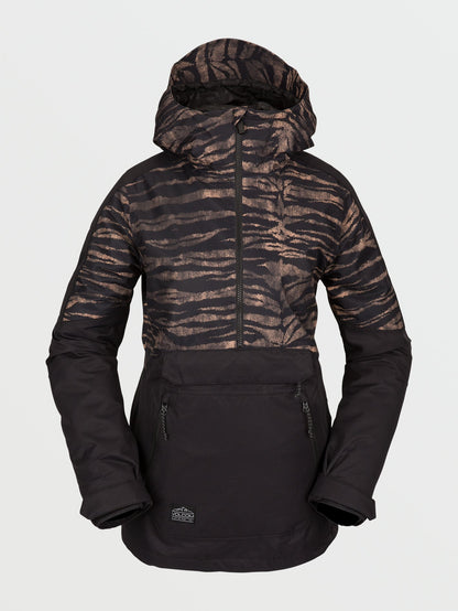 Mirror Pullover Schneejacke – Tiger-Print