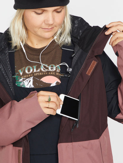 Veste de snow Aris Gore-Tex - Black Plum