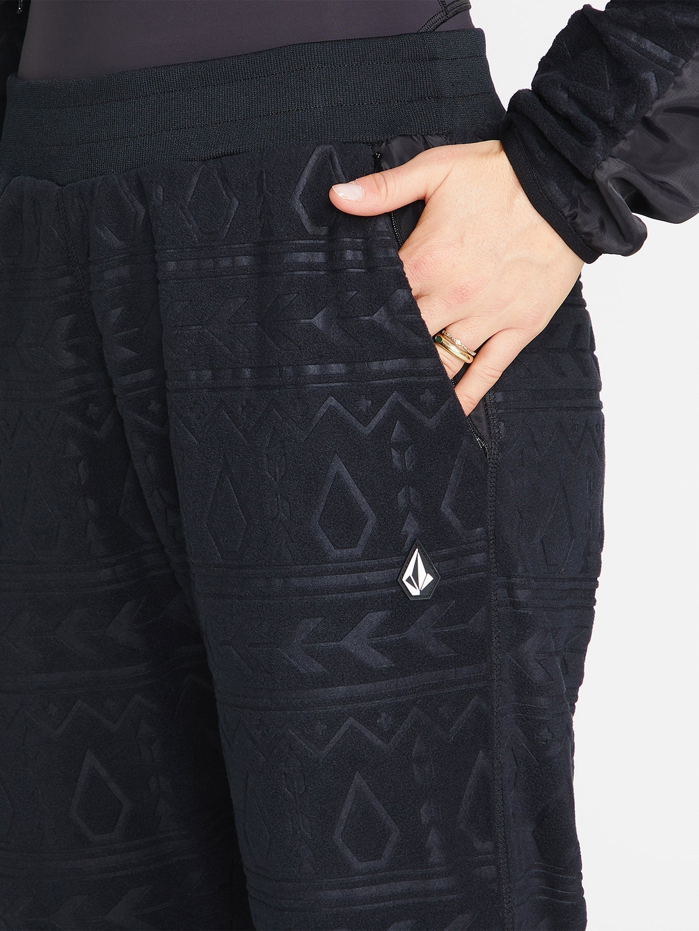 Polarfleece-Hose - Schwarz