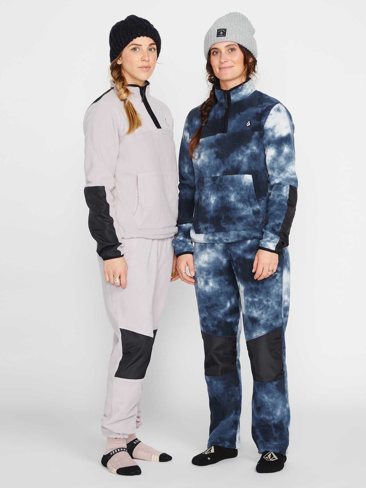 Polar Fleece Pants - Storm Tie-Dye