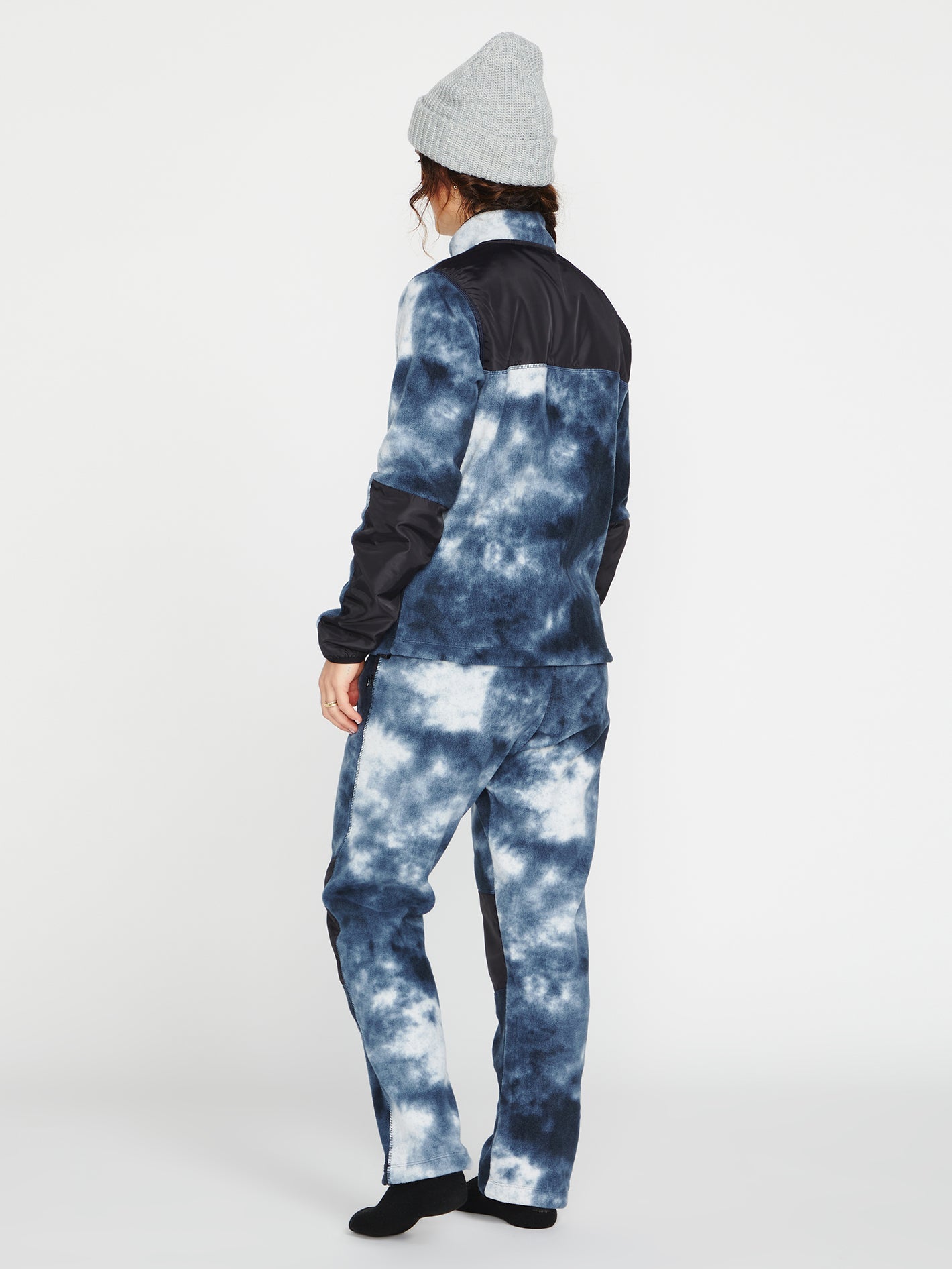 Polar Fleece Pants - Storm Tie-Dye