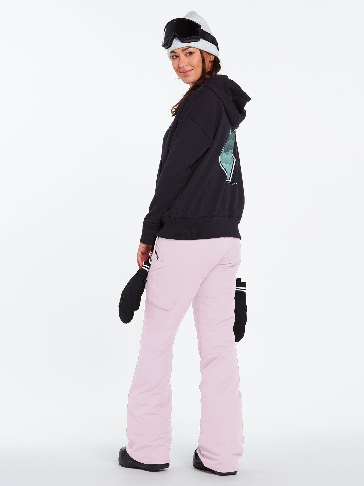 Bridger Isolierte Schneehose – HAZEY PINK