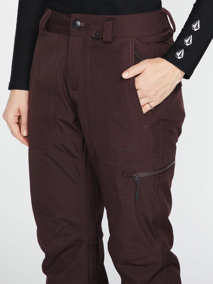Knox Insulated Gore-Tex Snow Pants - Plum Black