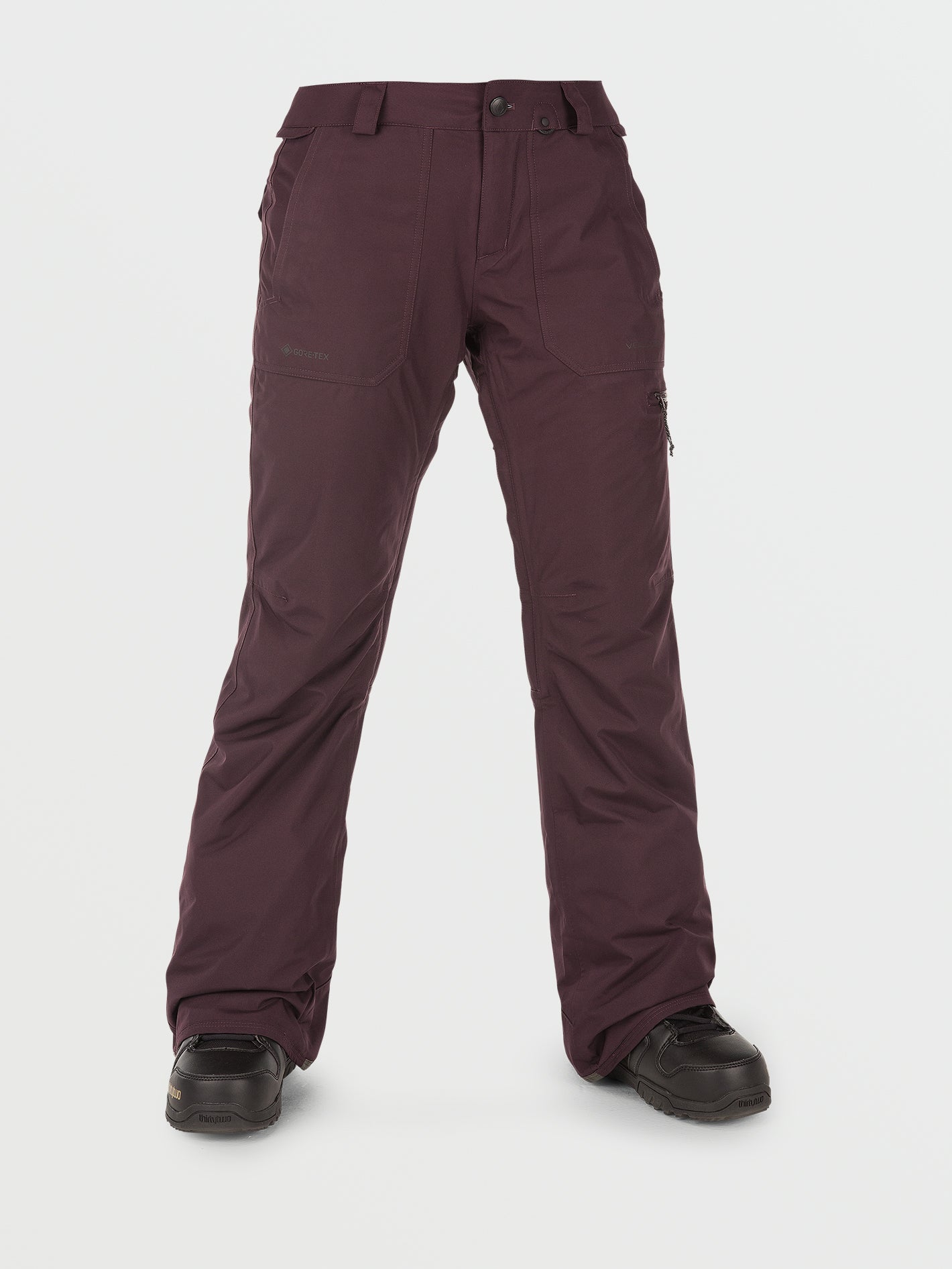 Knox Insulated Gore-Tex Snow Pants - Plum Black