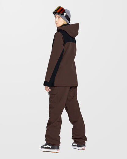 Creston 3D Stretch-Latzoverall - Mahagoni