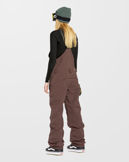 Creston 3D Stretch-Latzoverall - Mahagoni