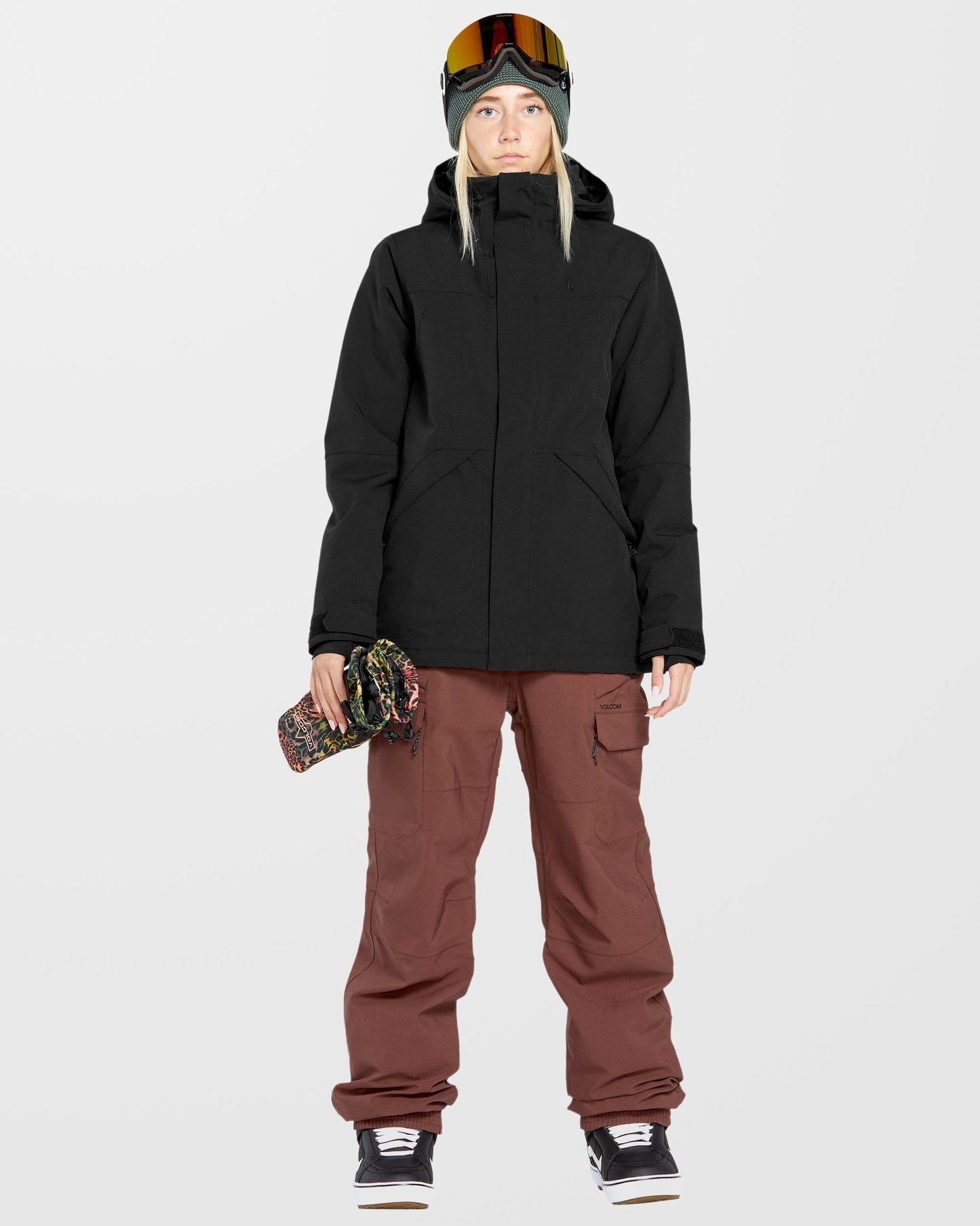 Creston 3D Stretch-Latzoverall - Mahagoni