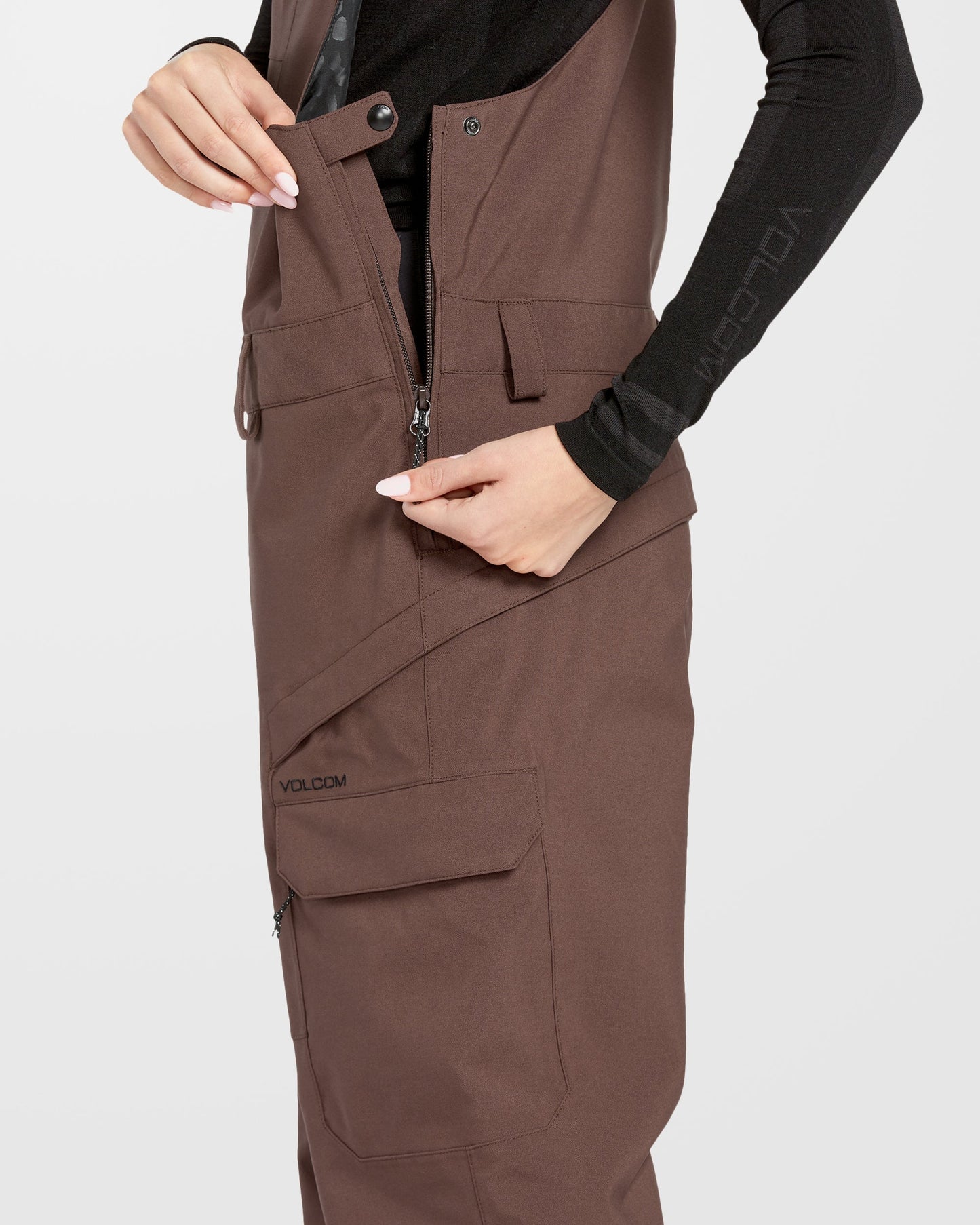 Creston 3D Stretch-Latzoverall - Mahagoni