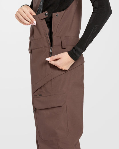 Creston 3D Stretch-Latzoverall - Mahagoni