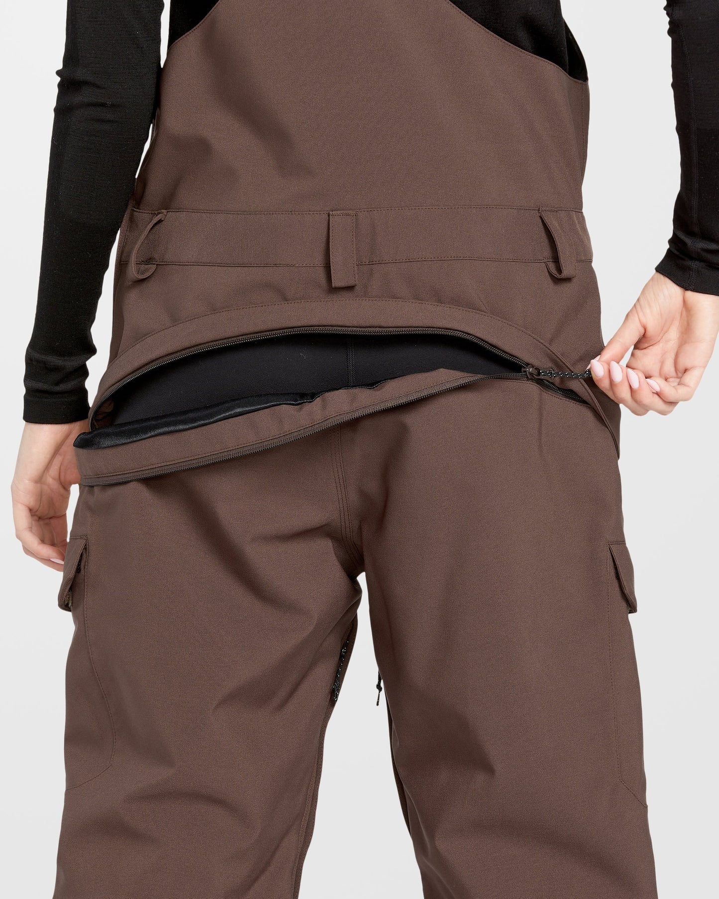 Creston 3D Stretch-Latzoverall - Mahagoni