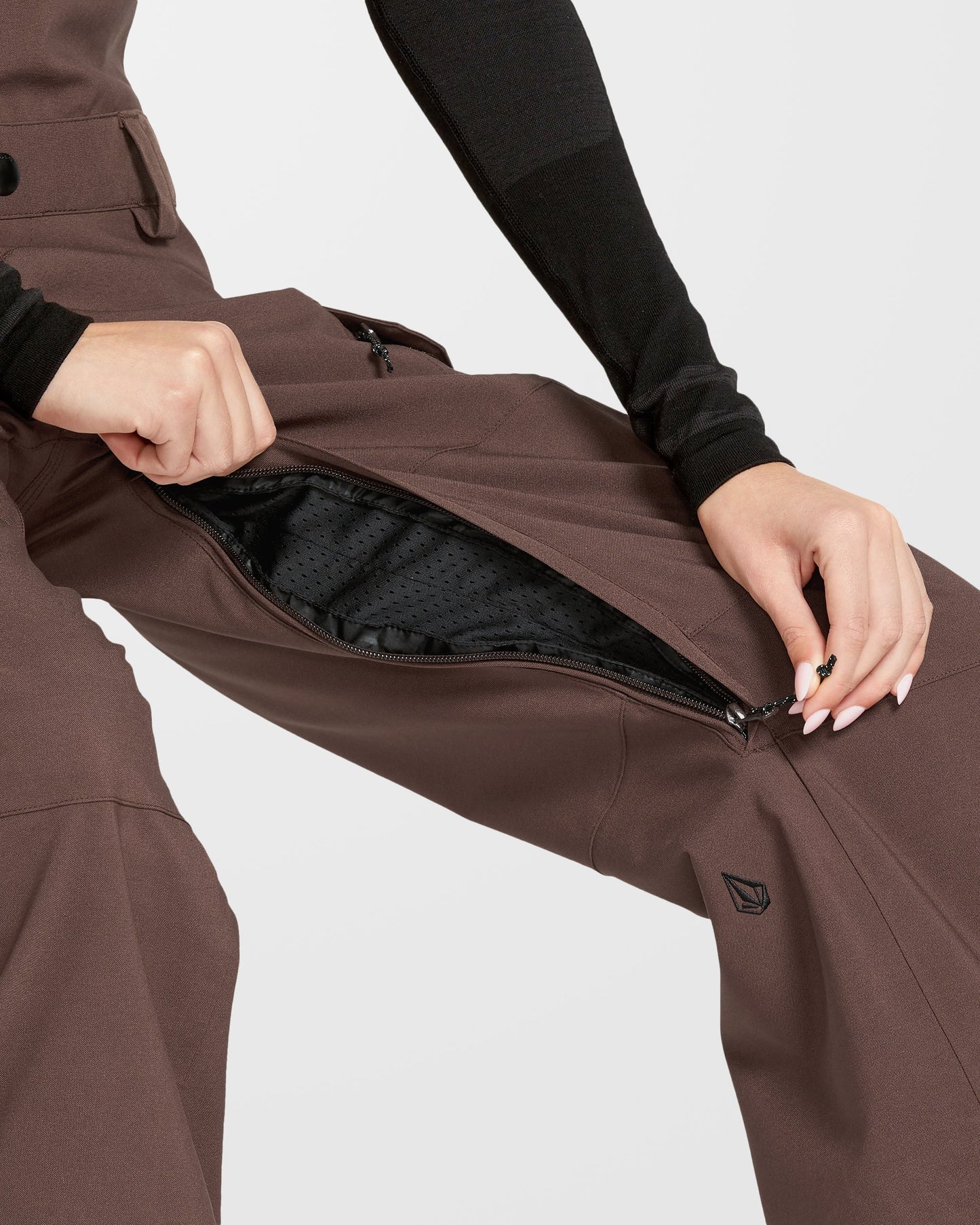Creston 3D Stretch-Latzoverall - Mahagoni