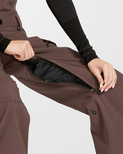 Creston 3D Stretch-Latzoverall - Mahagoni