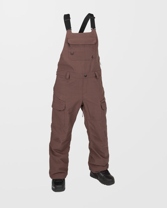 Creston 3D Stretch Bib Jumpsuit - Mahogany