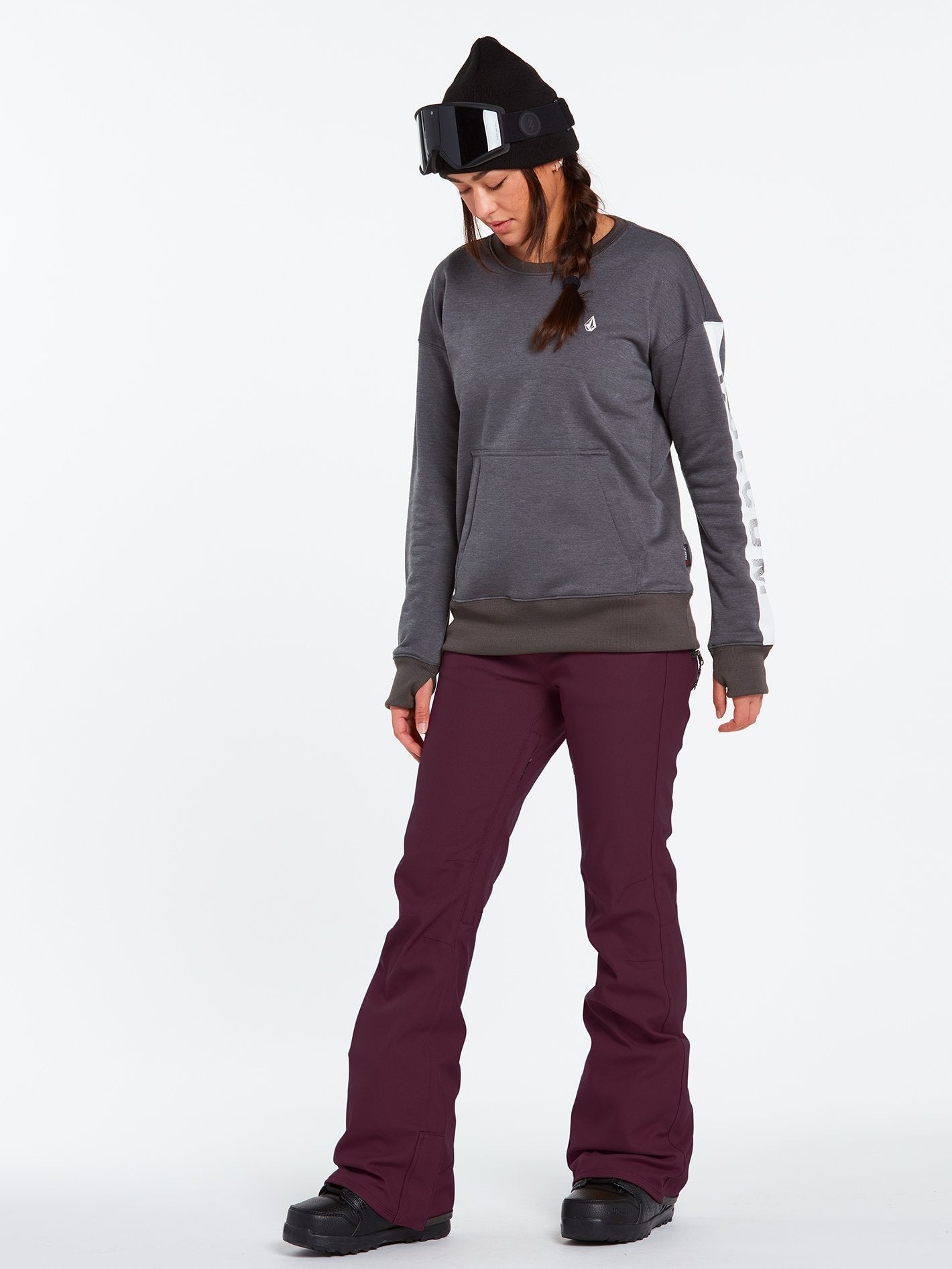 Species Stretch snow pants - MERLOT