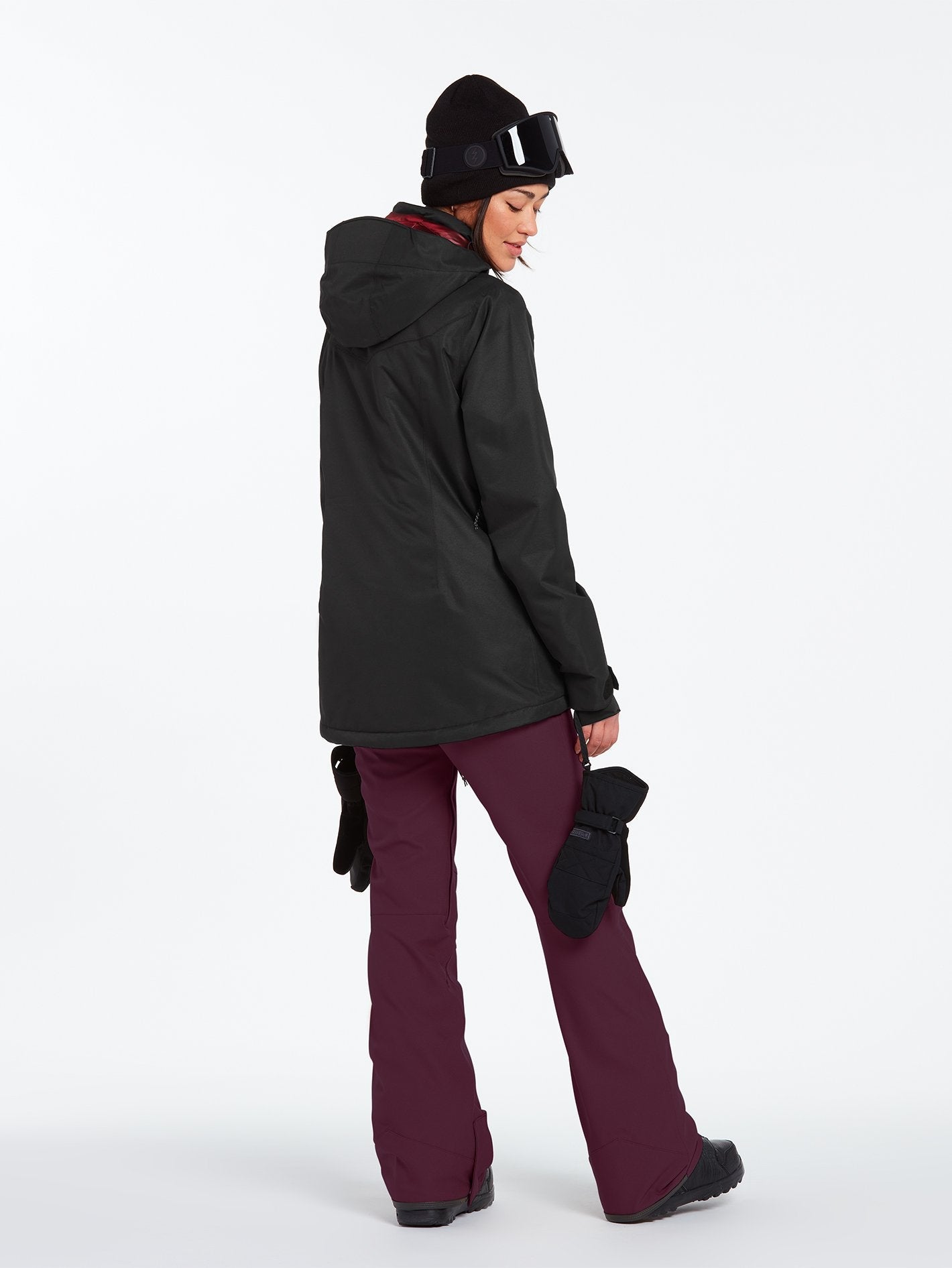 Species Stretch snow pants - MERLOT