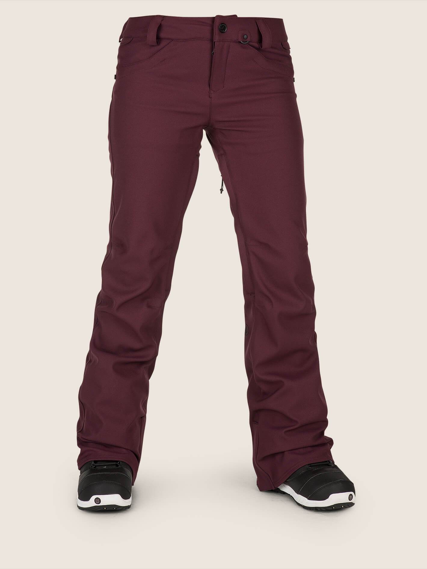 Species Stretch snow pants - MERLOT