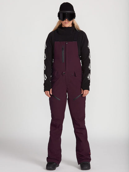 Elm Gore Bib Snow Overalls - BLACK