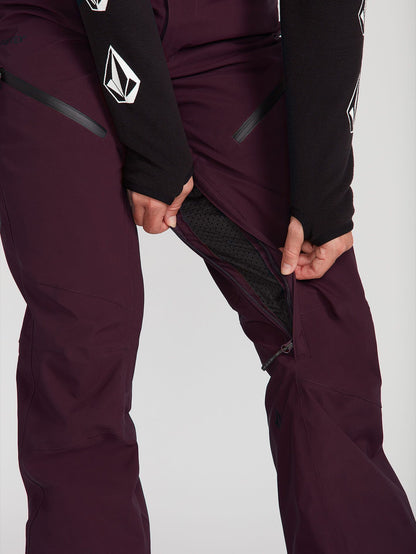 Elm Gore Bib Snow Overalls - BLACK