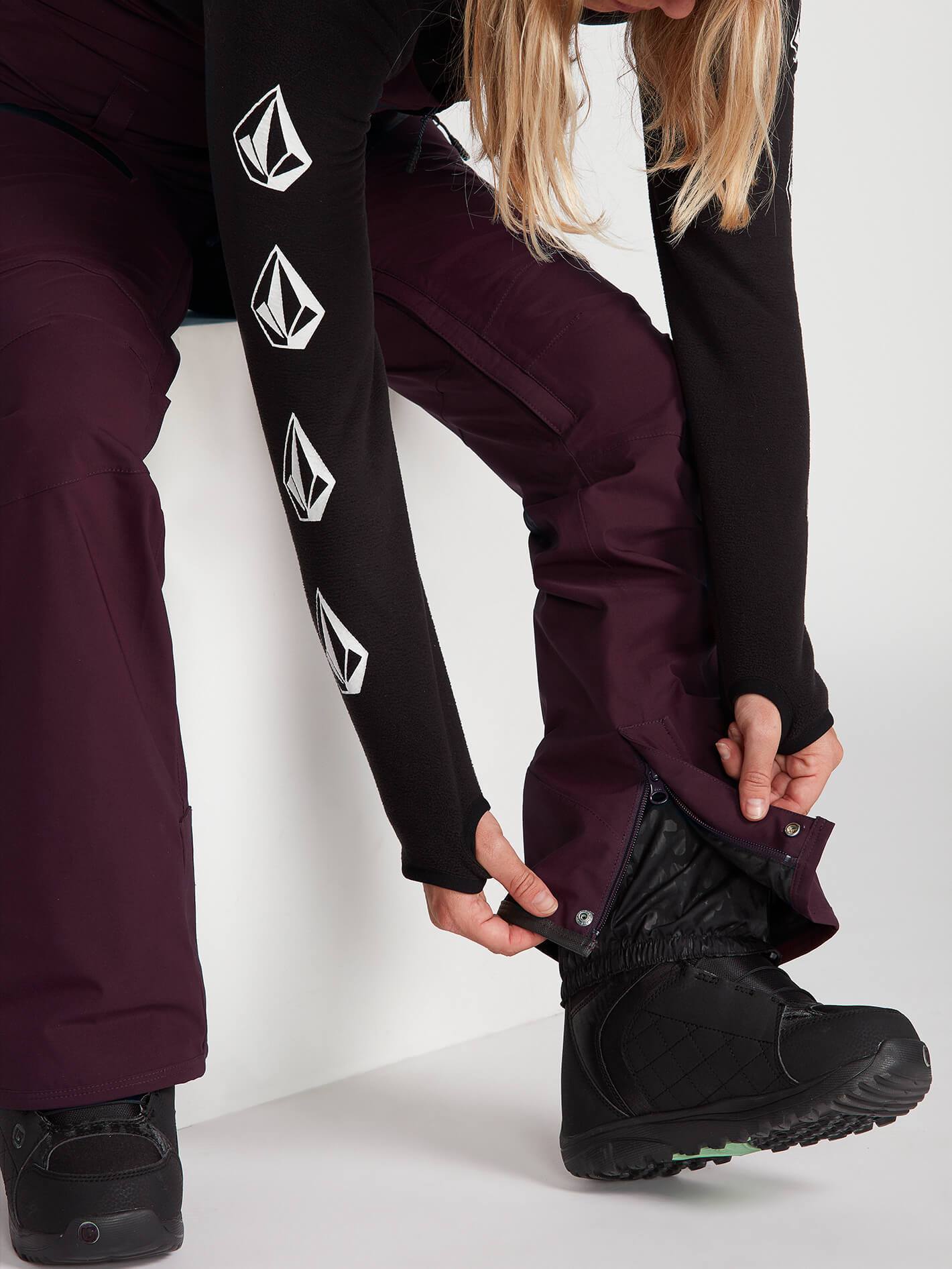 Elm Gore Bib Snow Overalls - BLACK