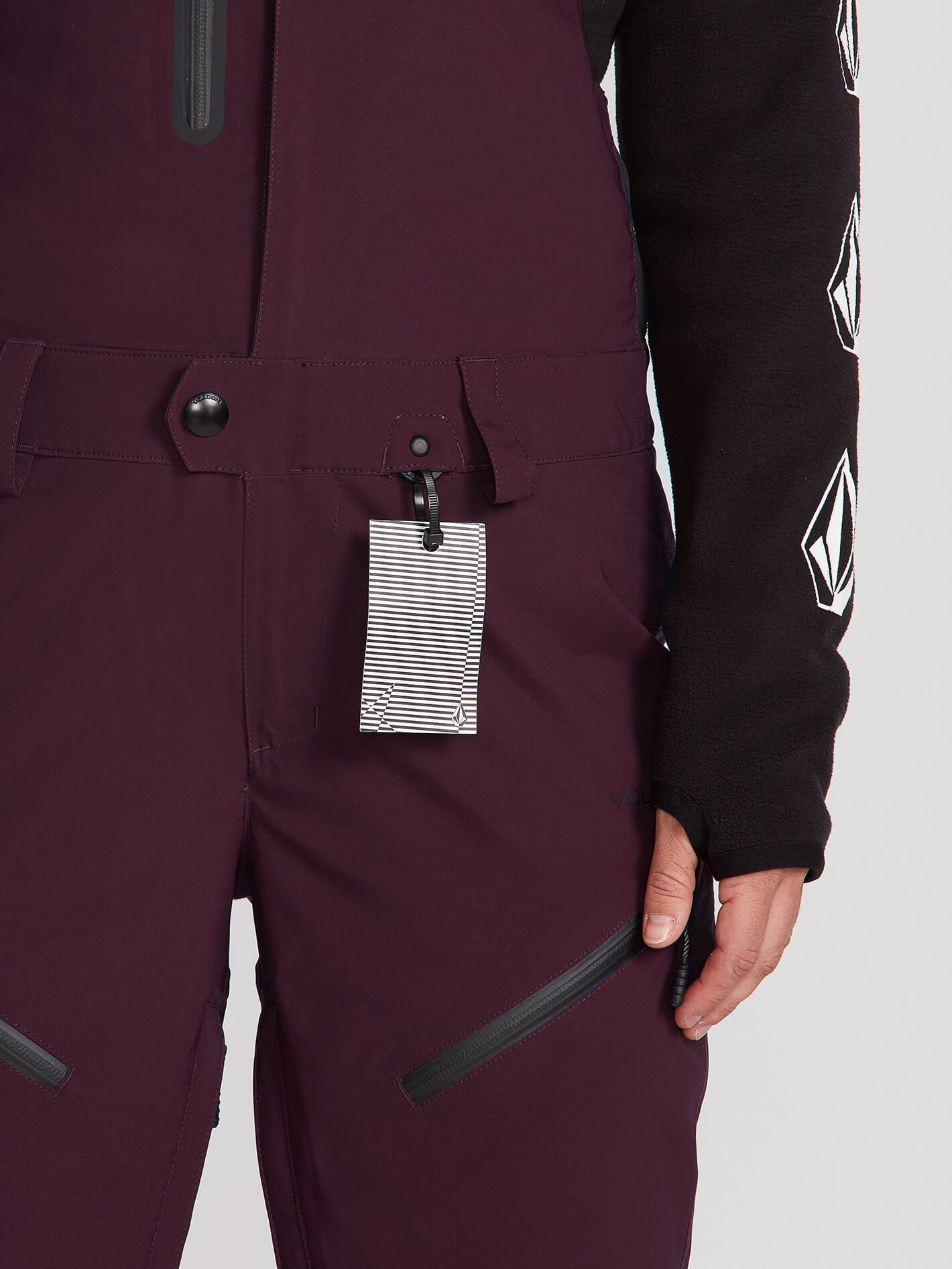 Elm Gore Bib Snow Overalls - MERLOT