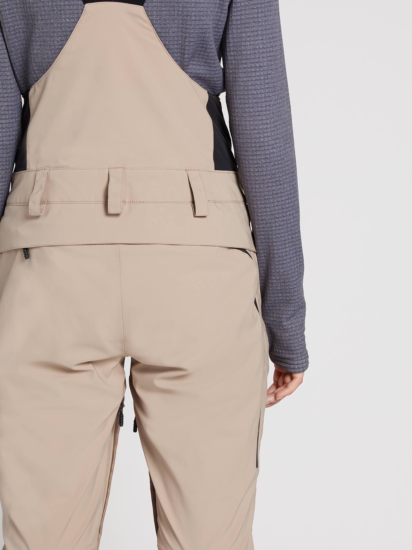 Elm Gore Bib Snow Overalls - SAND BROWN