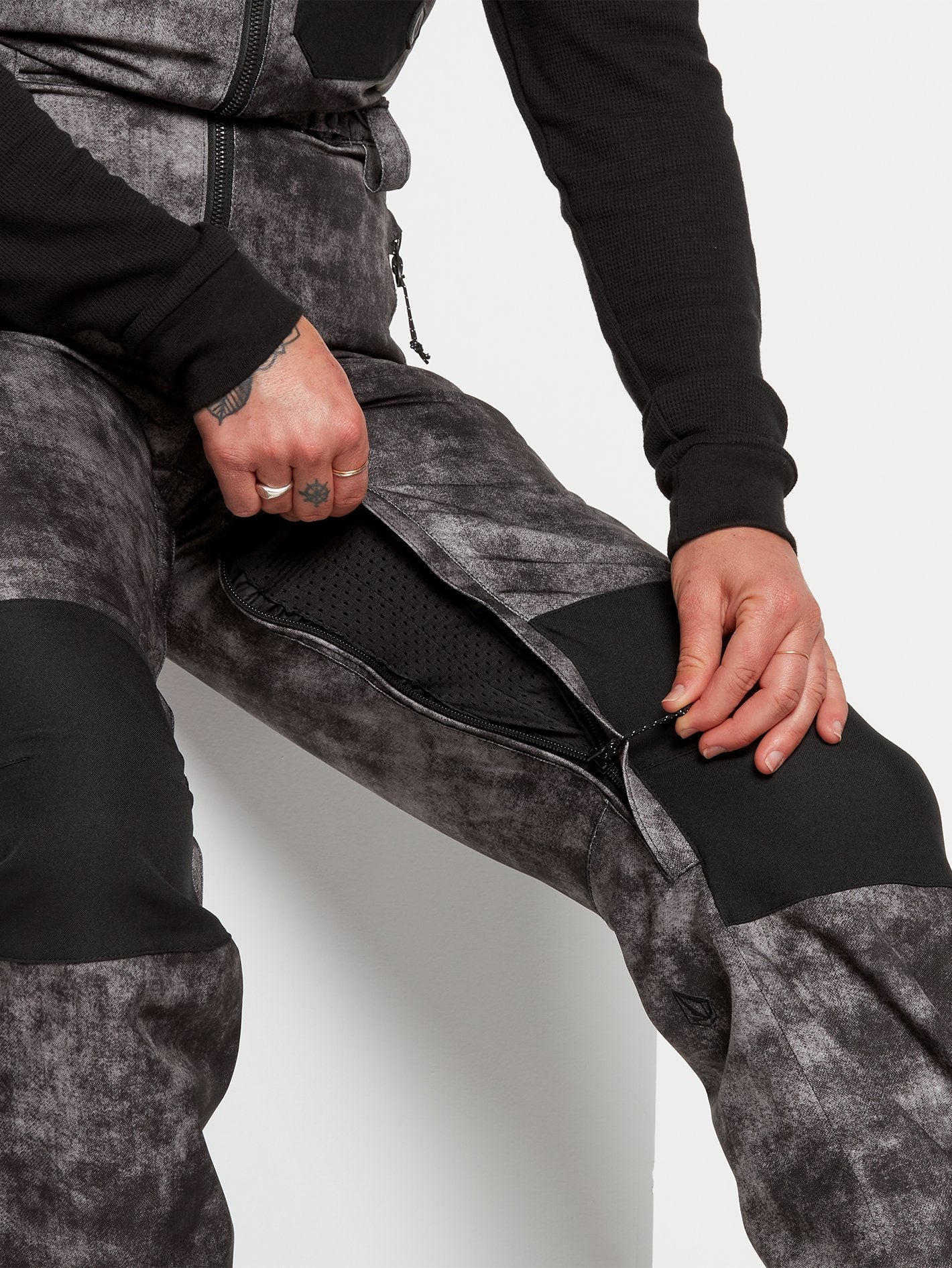 Swift snow overalls - ACID BLACK