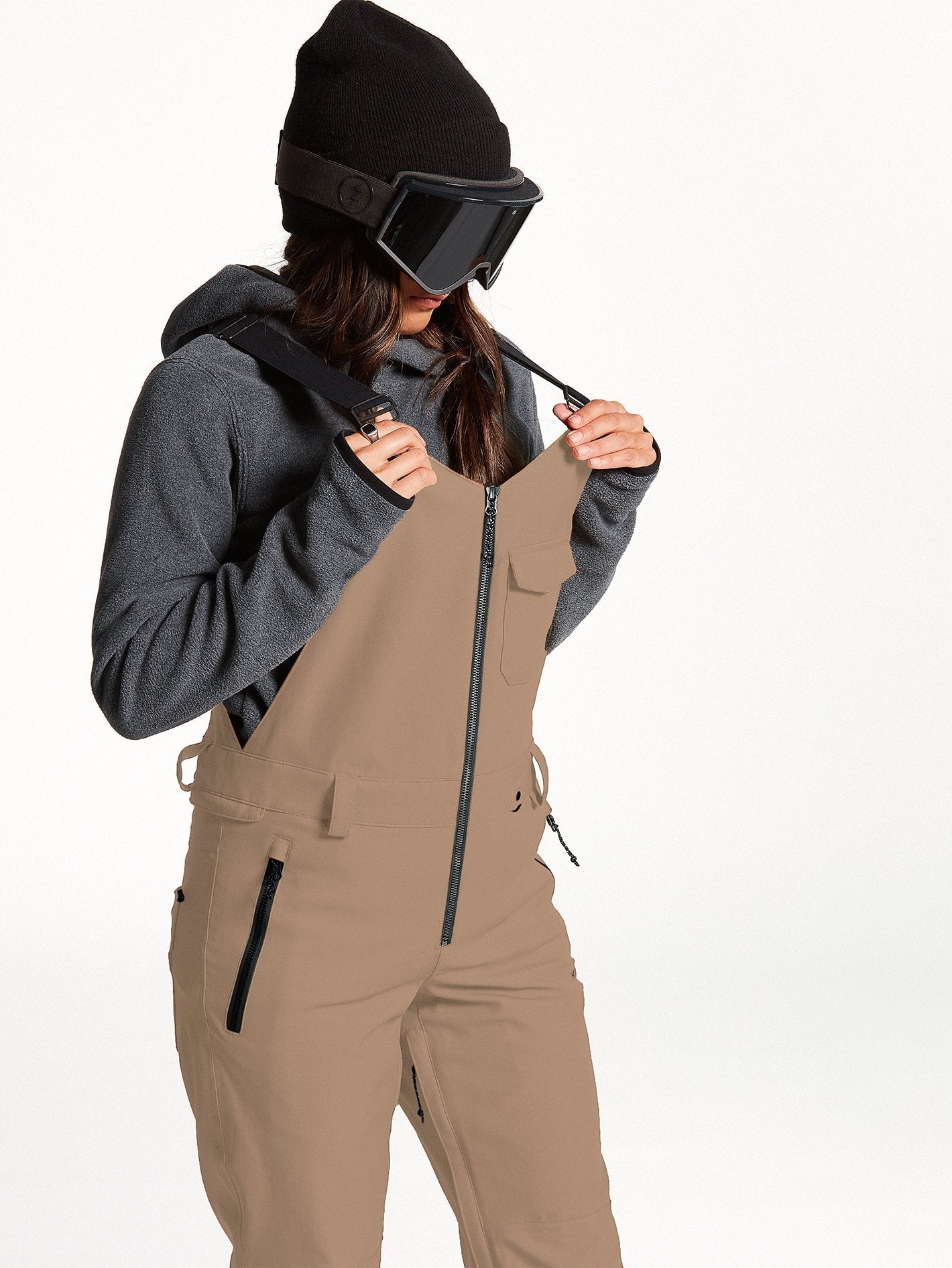 Swift snow overalls - COFFEE