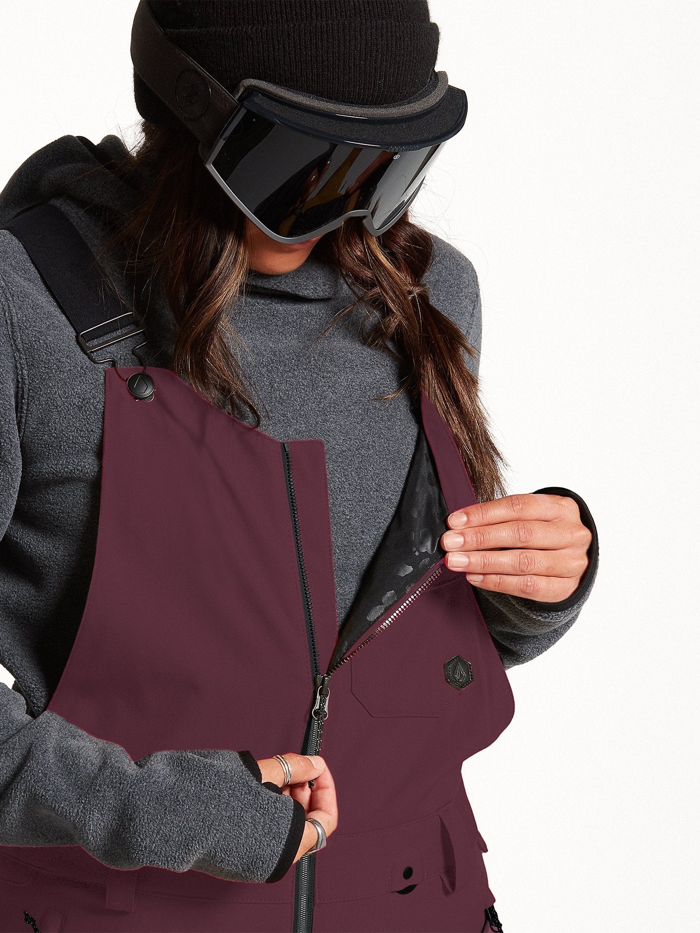 Swift Snow Bib - MERLOT