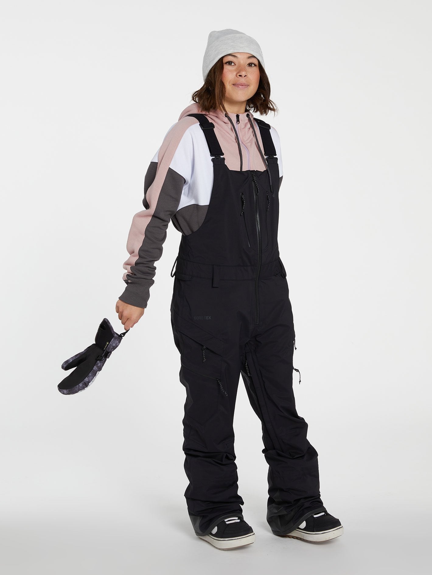 Vs 3L Stretch Gore-Tex Snow Overalls - BLACK
