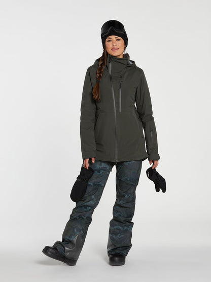 Pantalon de snow Flor Stretch Gore-Tex - COVERT GREEN