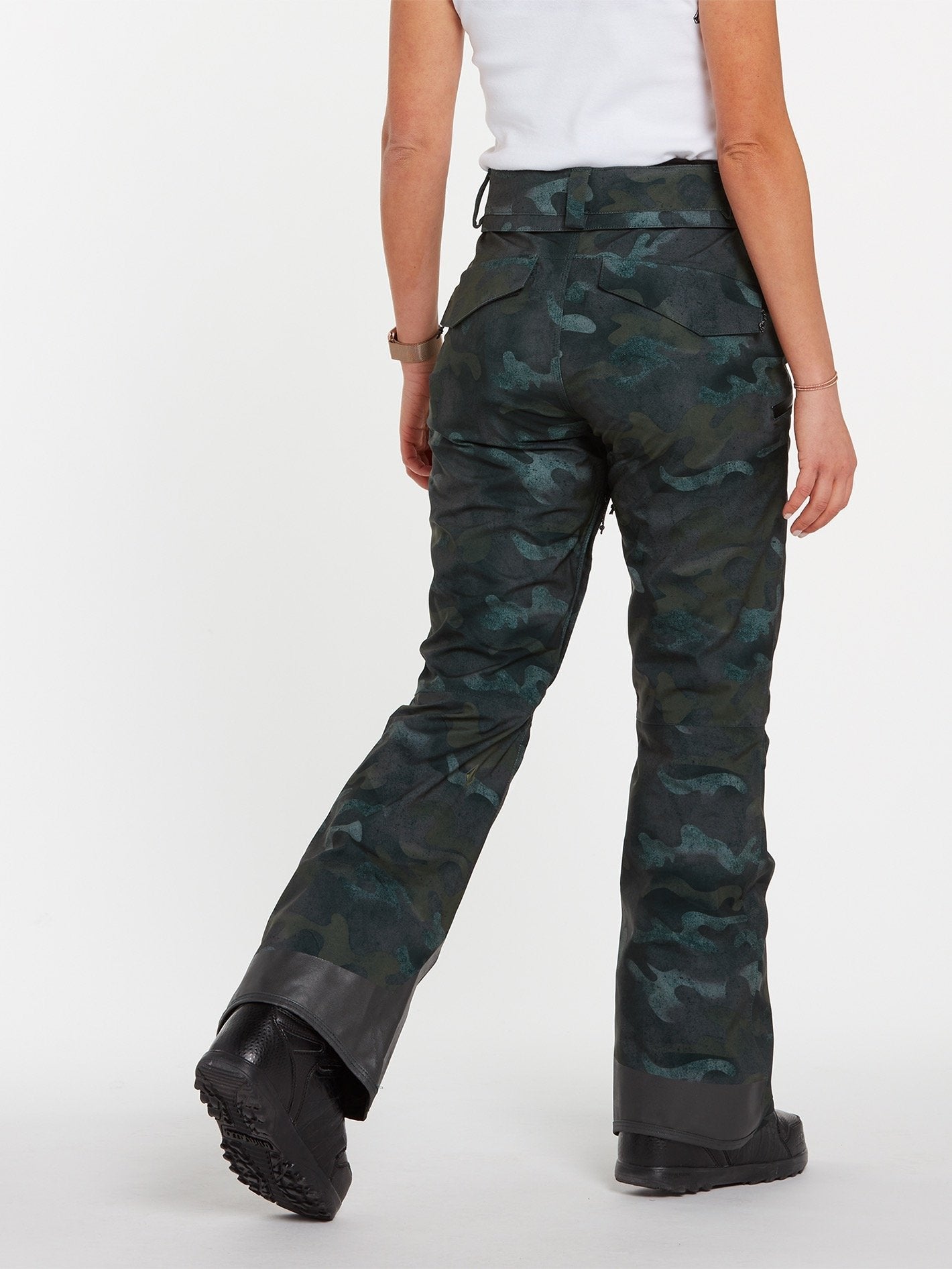 Pantalon de snow Flor Stretch Gore-Tex - COVERT GREEN