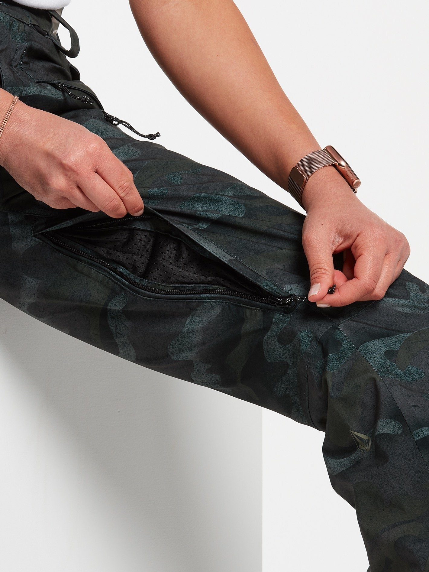 Pantalon de snow Flor Stretch Gore-Tex - COVERT GREEN