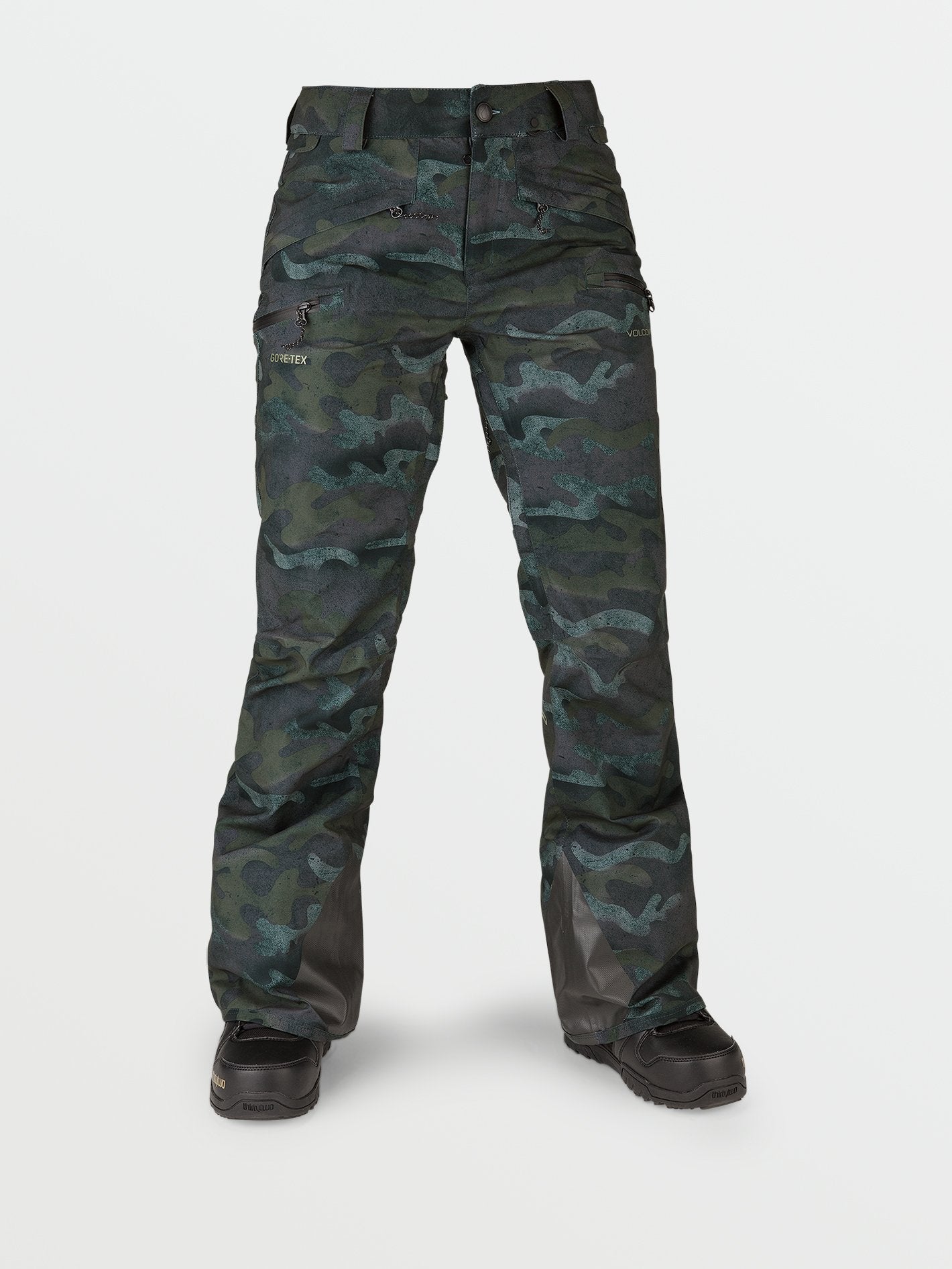 Pantalon de snow Flor Stretch Gore-Tex - COVERT GREEN