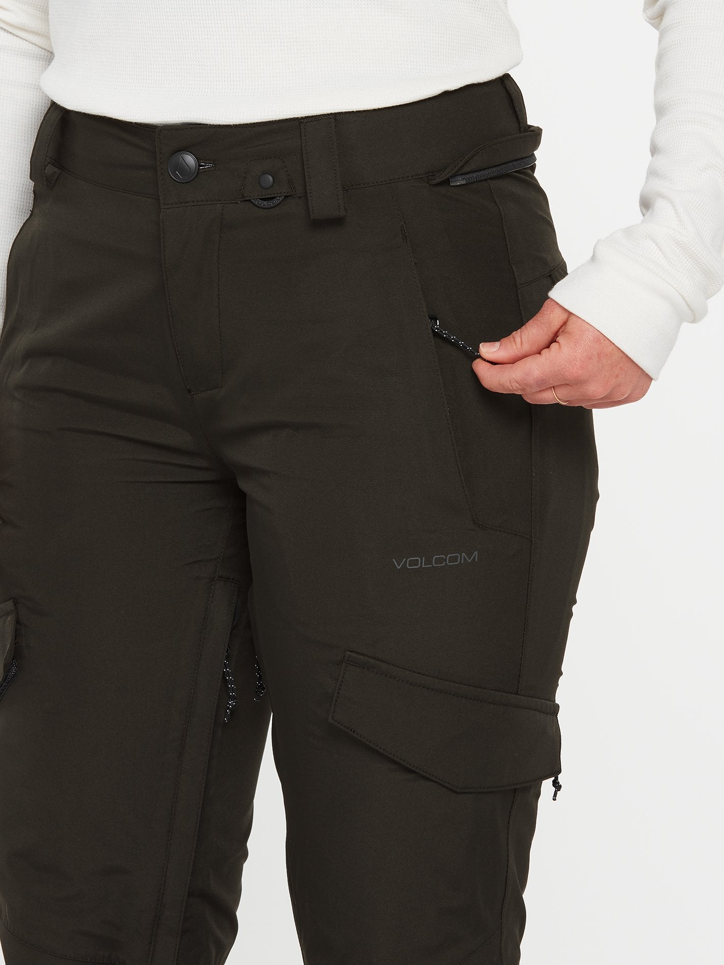 Aston Gore-Tex snow pants - BLACK GREEN