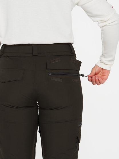 Aston Gore-Tex snow pants - BLACK GREEN