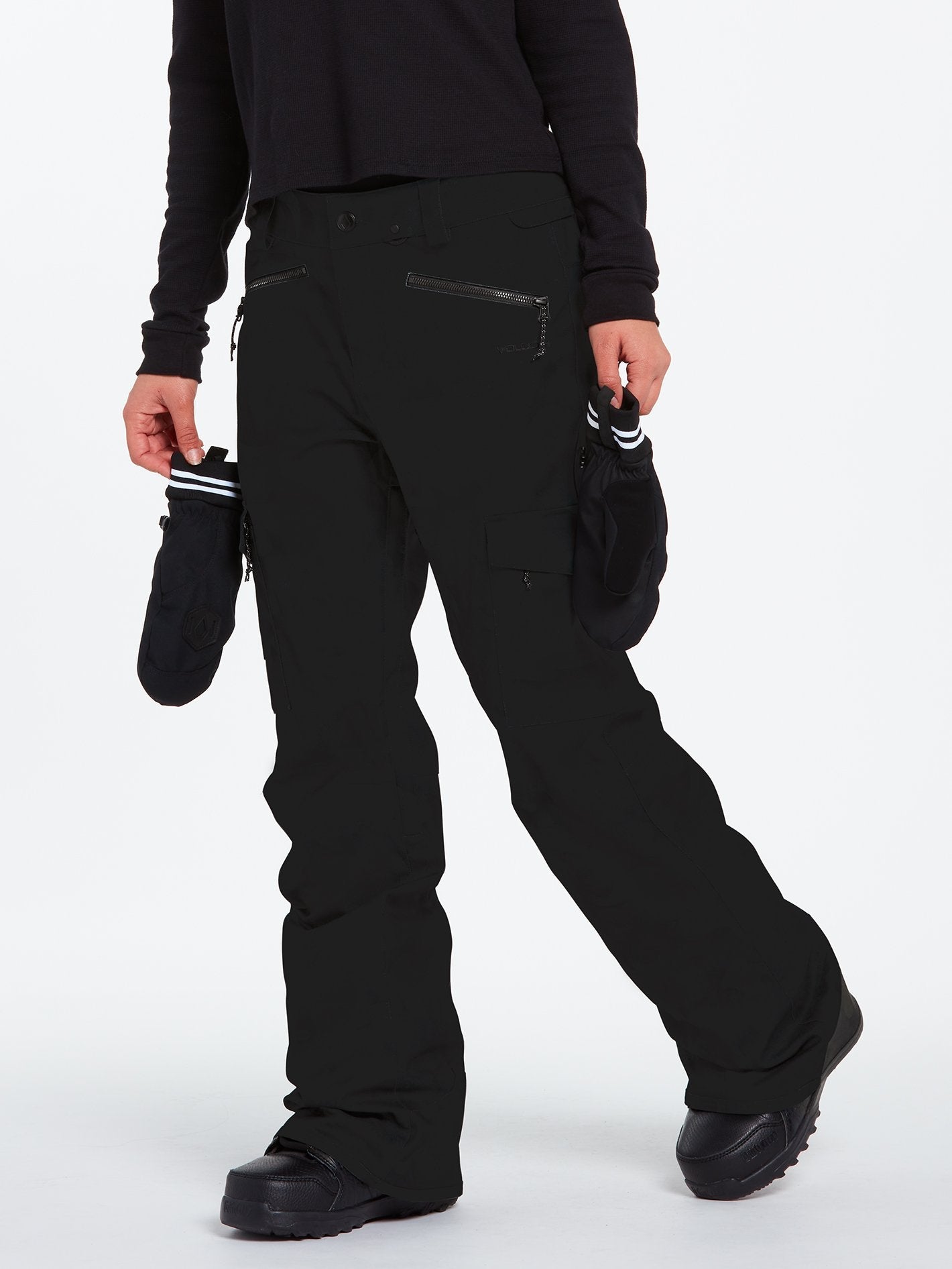 Grace Stretch-Schneehose – SCHWARZ