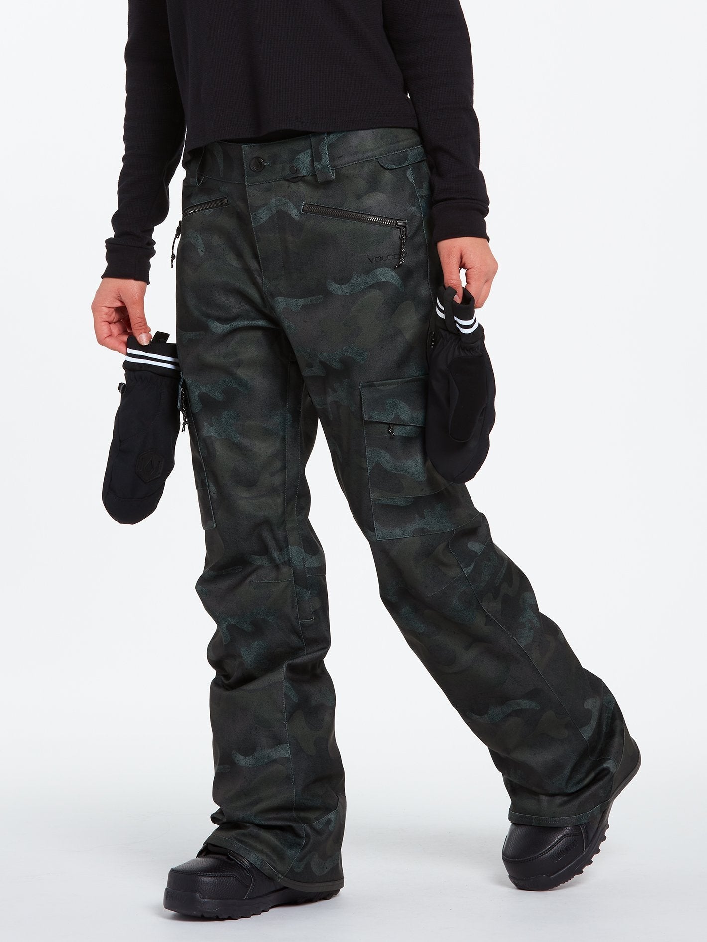 Grace Stretch Schneehose - COVERT GREEN