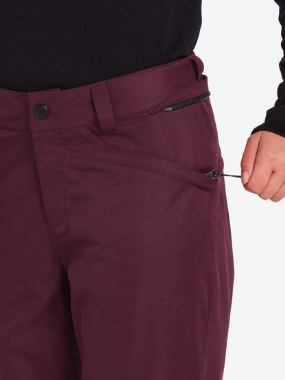 Hallen snow pants - MERLOT