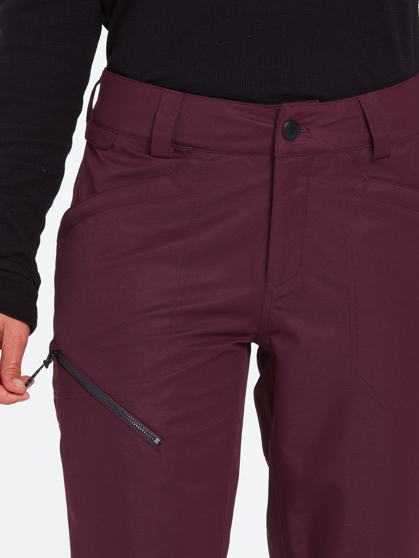 Hallen snow pants - MERLOT