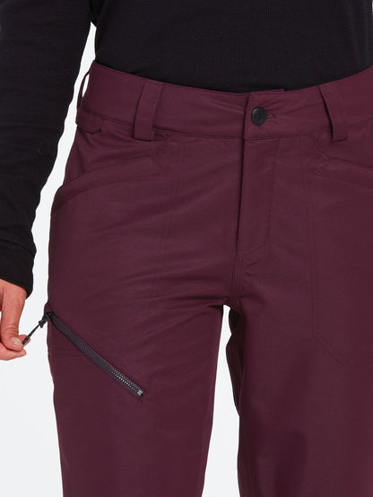 Hallen snow pants - MERLOT