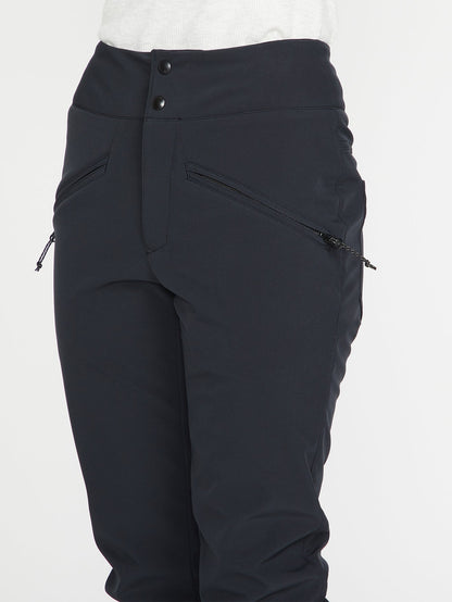 Battle Stretch High Rise Snow Pants - Black