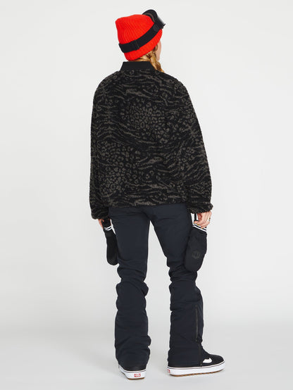 Battle Stretch High Rise Snow Pants - Black